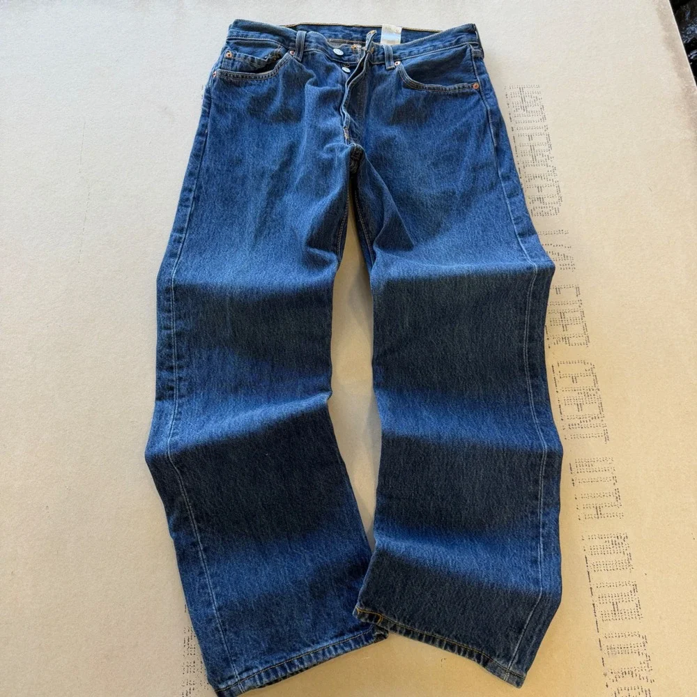 Vintage Levi's 501 Button Fly Straight Leg Jeans